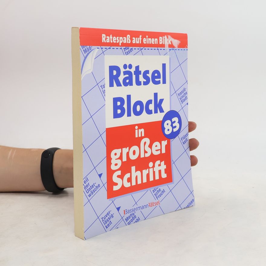 Eberhard Krüger Rätselblock in großer Schrift. Bd.83