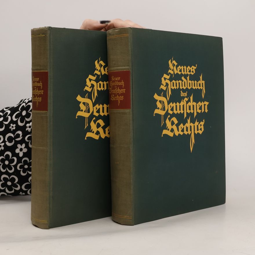 Erich Gisbert Neues Handbuch der Deutschen Rechts Band 1-2