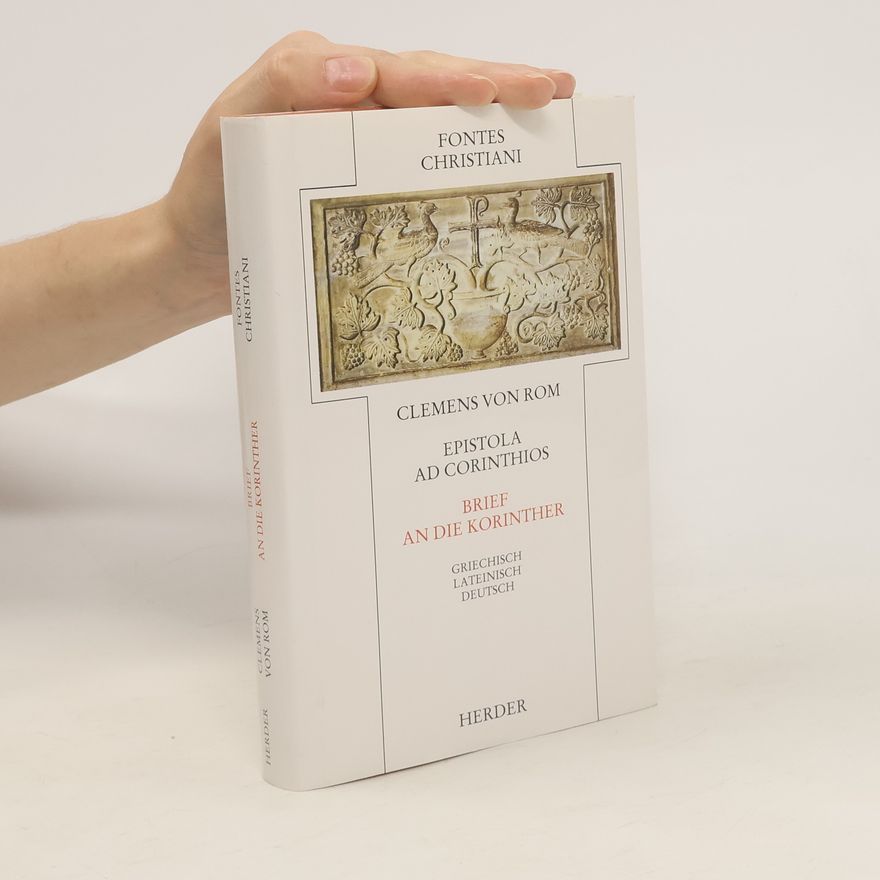 Pope Clement I. Brief an die Korinther