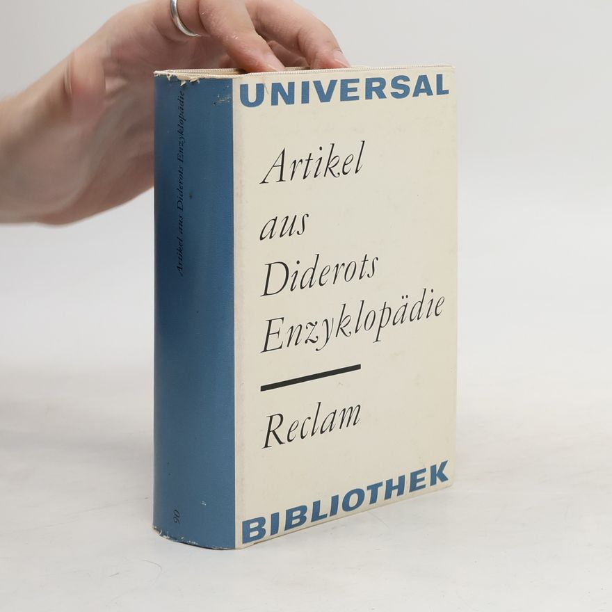 Autorenkollektiv Artikel aus Diderots Enzyklopädie