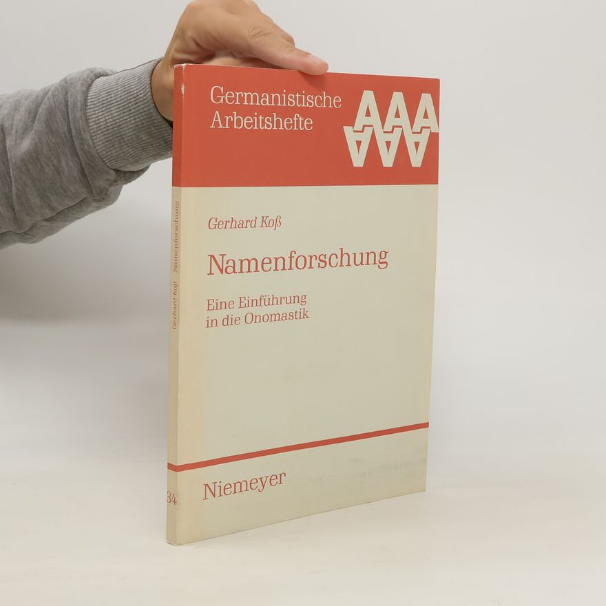 Gerhard Koß Namenforschung