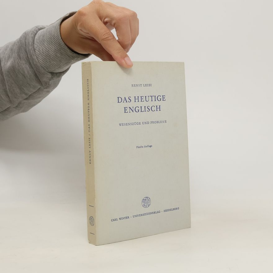 Ernst Leisi Das heutige Englisch