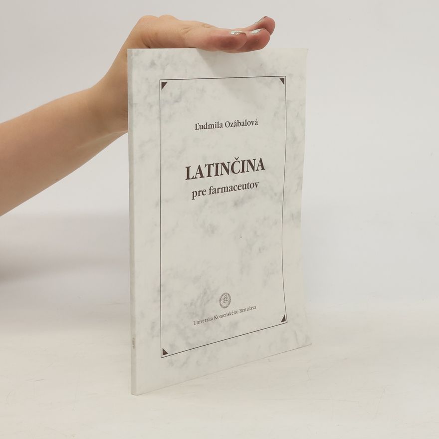Ľudmila Ozábalová Latinčina pre farmaceutov