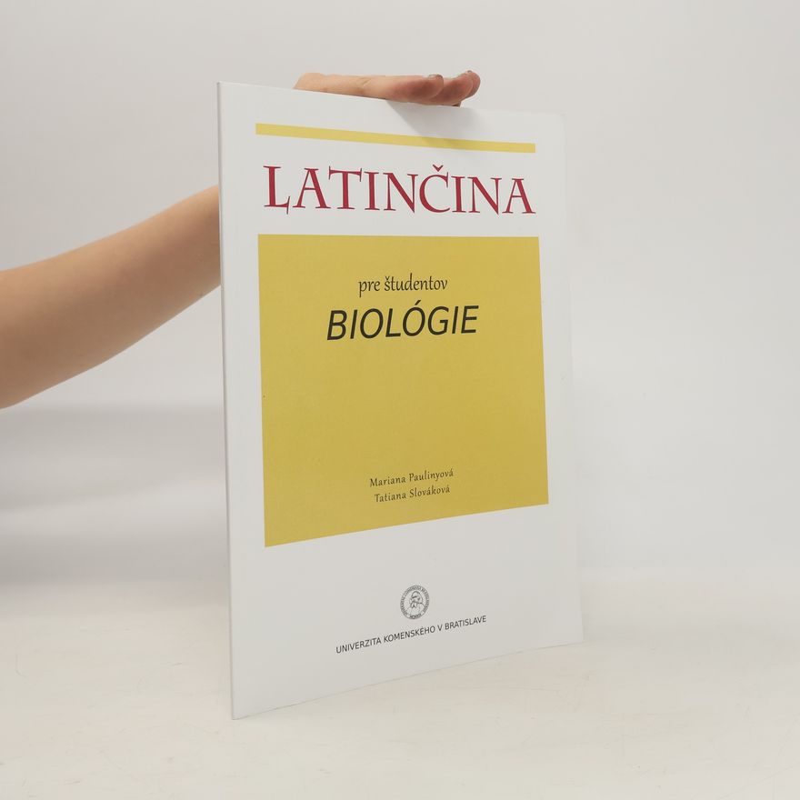 Mariana Palínyová Latinčina pre študentov biológie