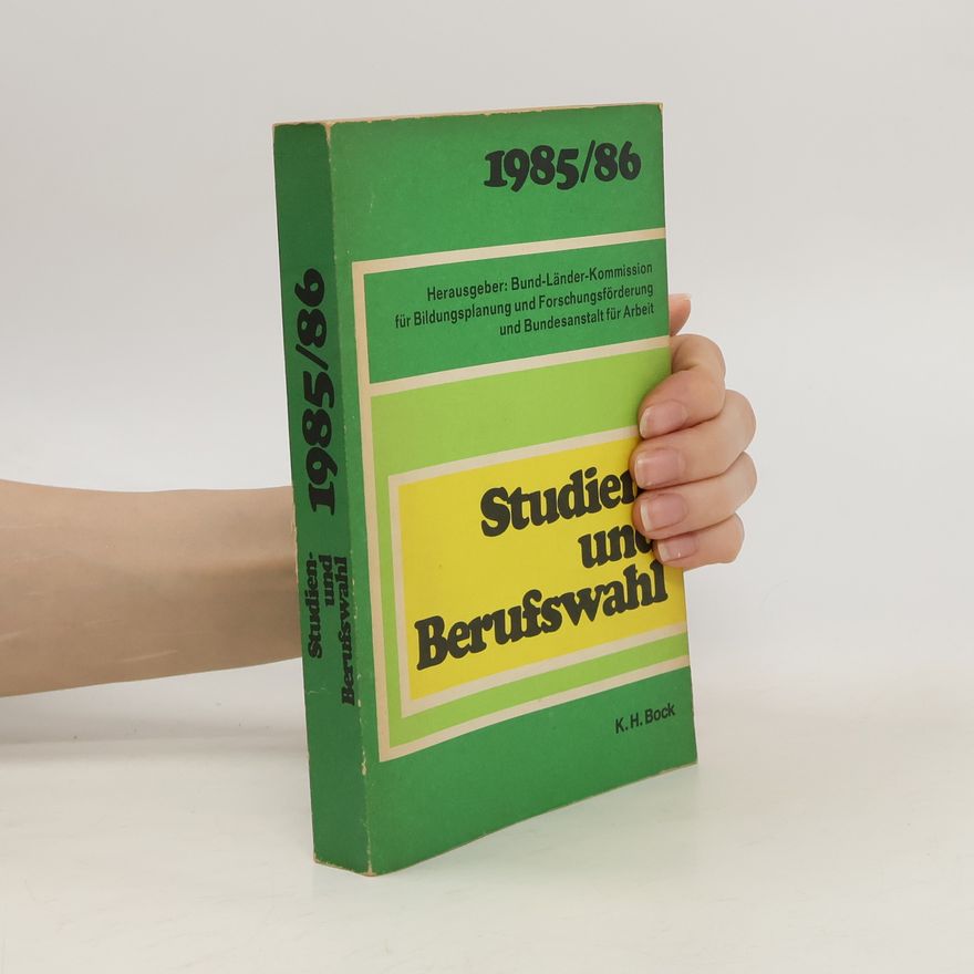K. H. Bock Studien und Berufswahl 1985/86