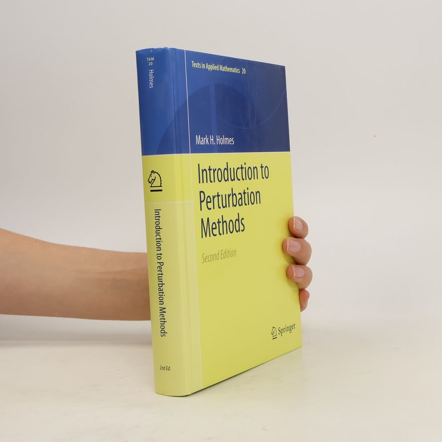 Mark H. Holmes Introduction to Perturbation Methods
