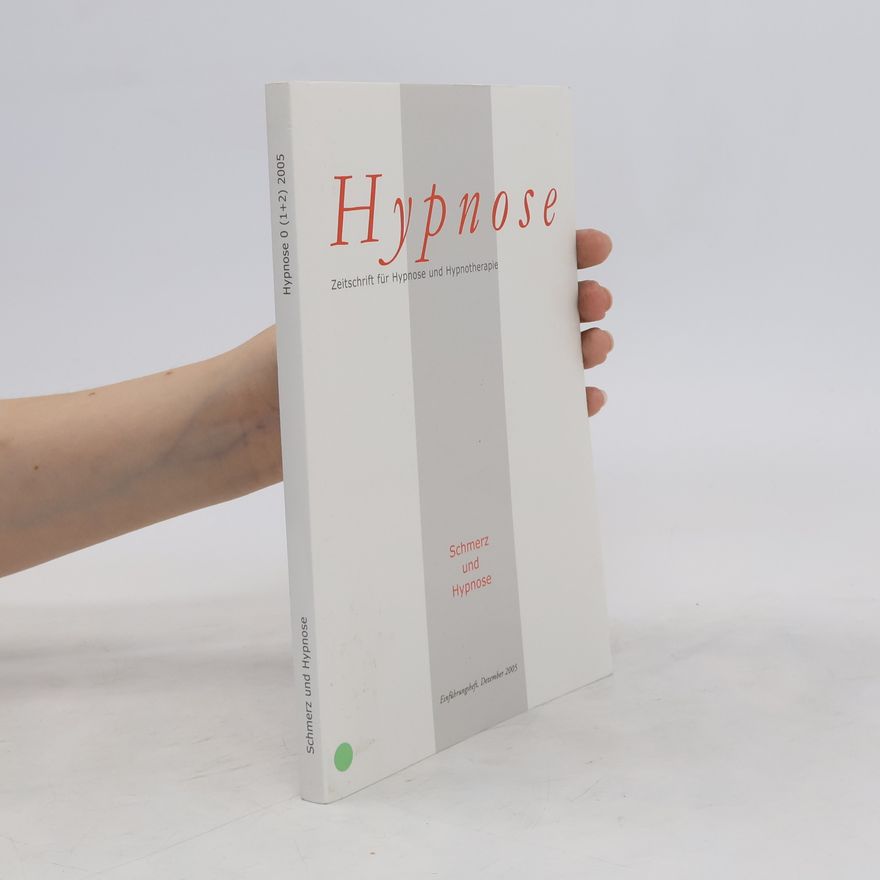 Gerhard Schütz Eine Therapie unter Hypnose