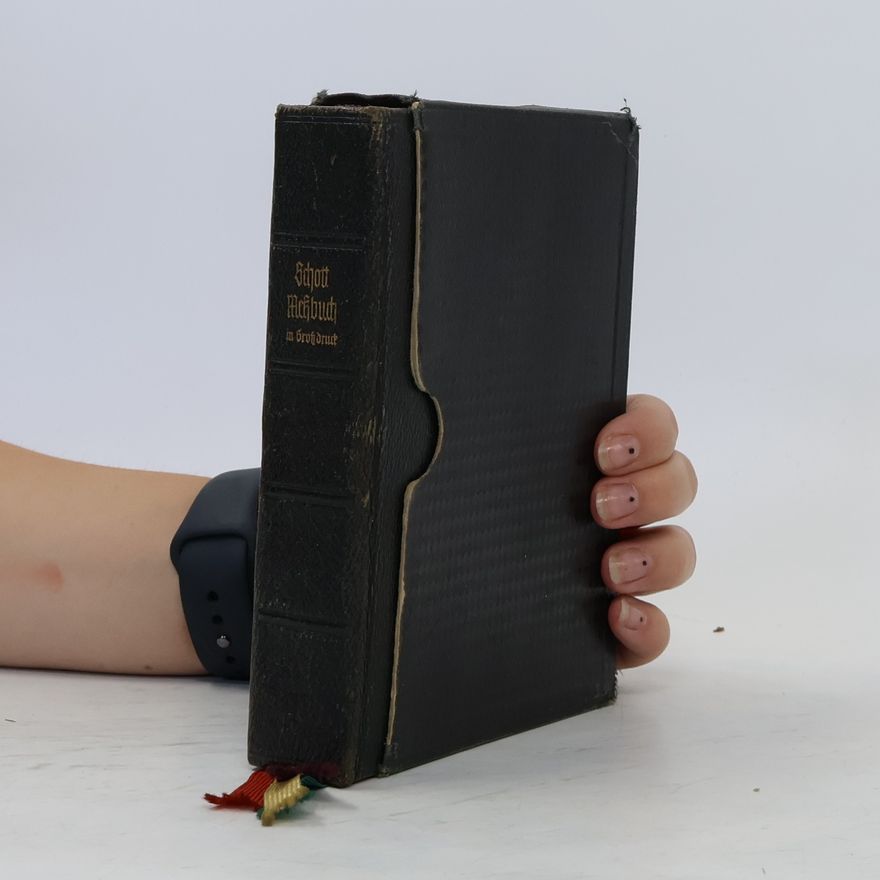 Anselm Schott Liturgisches Meß- und Gebetbuch in Großdruck