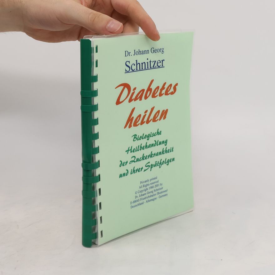 J. G. Schnitzer Diabetes heilen