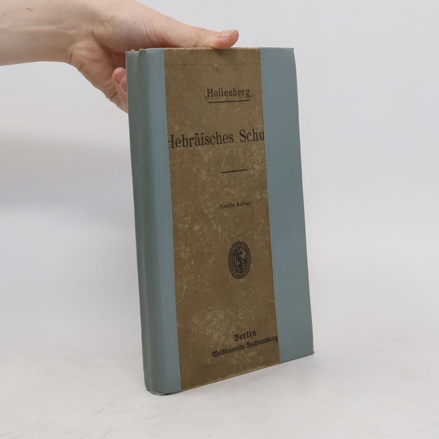 Wilhelm Adolf Hollenberg Hebräisches Schulbuch