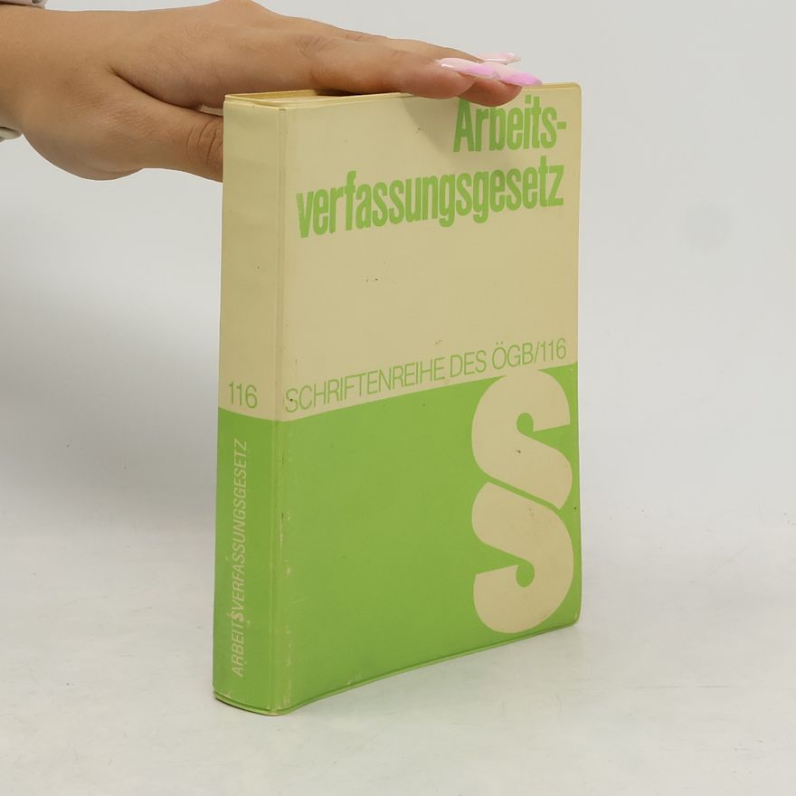 Gerhard Weissenberg Arbeitsverfassungsgesetz 116