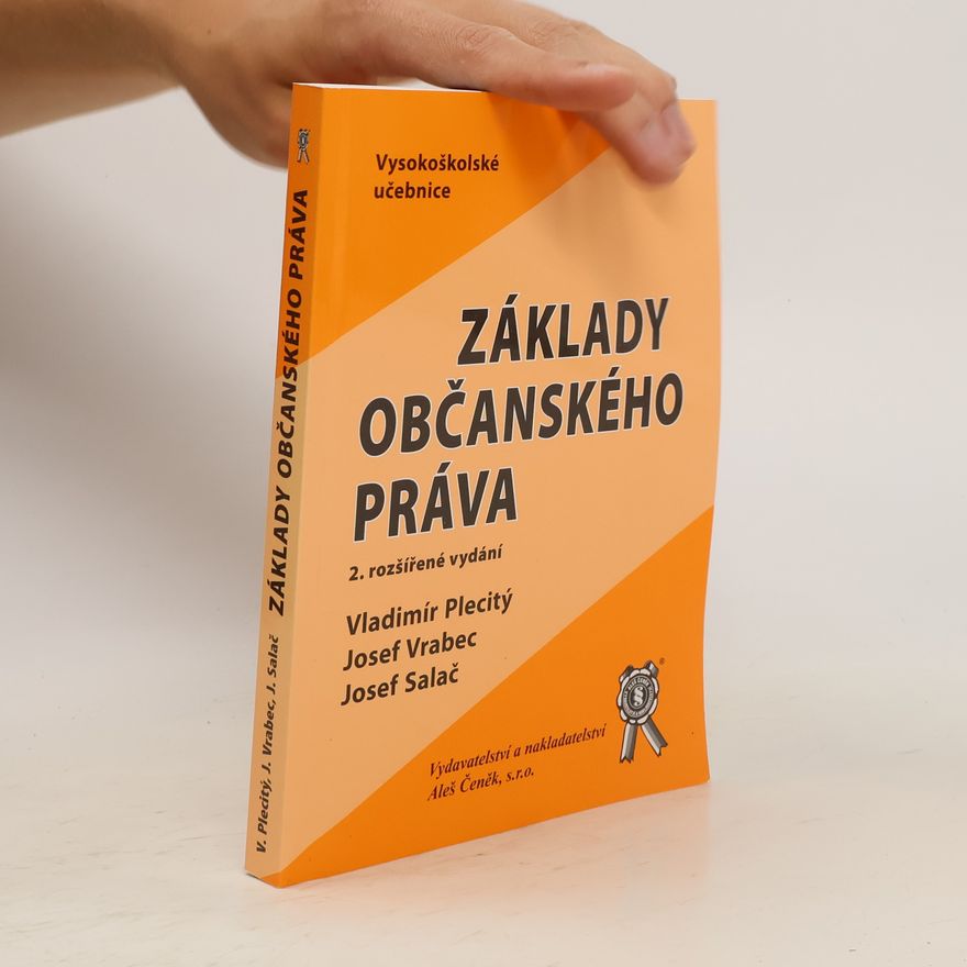 Josef Vrabec Základy občanského práva