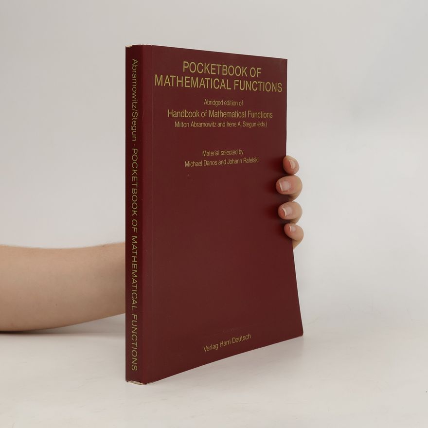 Milton Abramowitz Pocketbook of mathematical functions