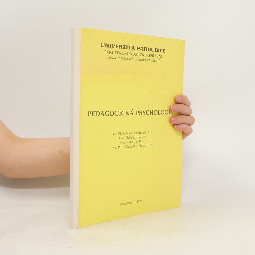 František Jiránek Pedagogická psychologie