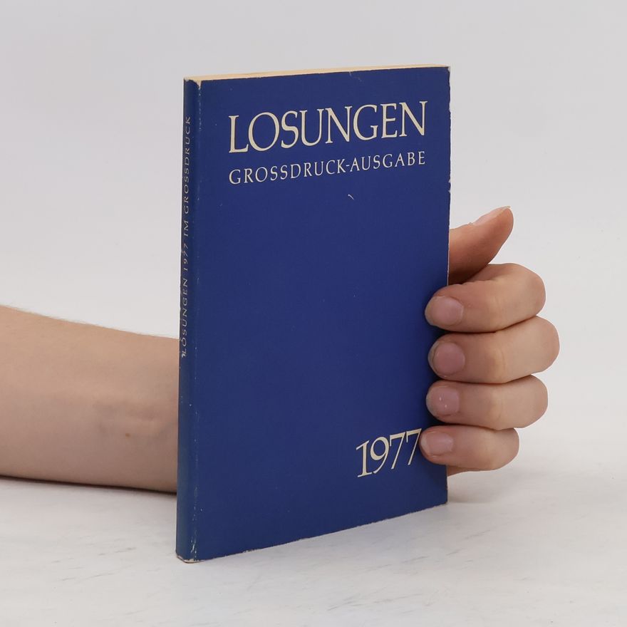 Kolektiv autorů Losungen Grossdruck-ausgabe 1977