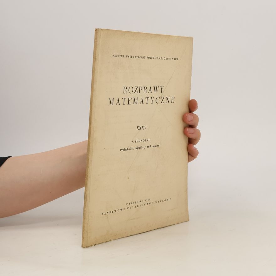 Autorenkollektiv Rozprawy matematyczne XXXV