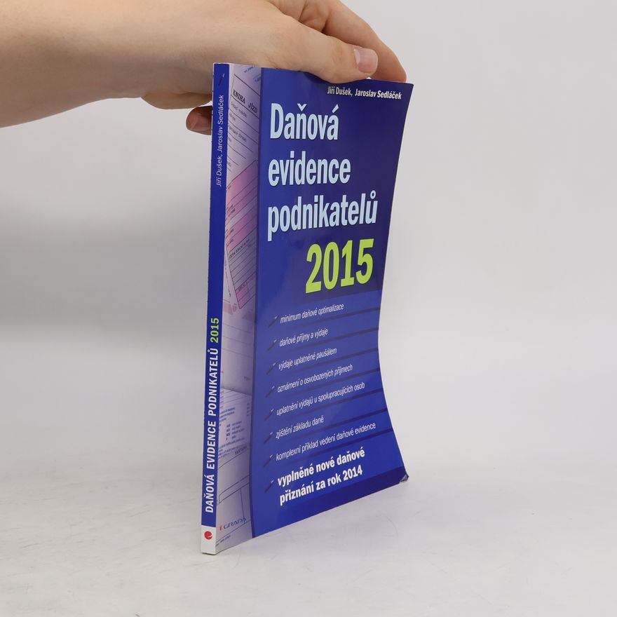 Jaroslav Sedláček Daňová evidence podnikatelů 2015