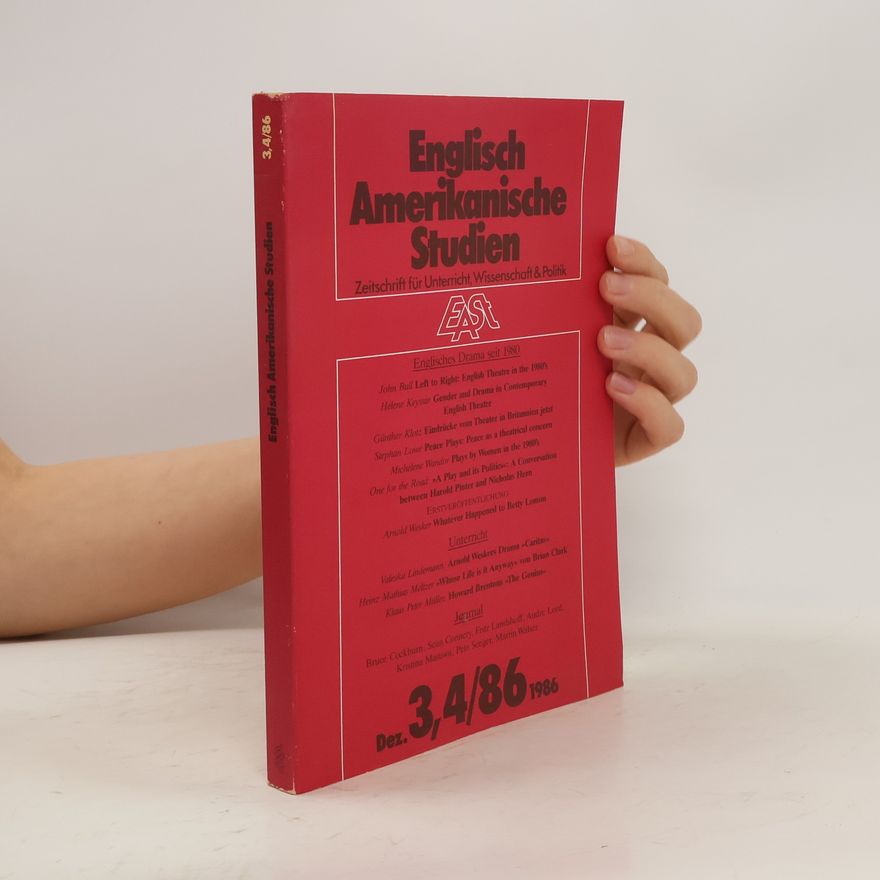 Various authors Englisch Amerikanische Studien 3,4/86