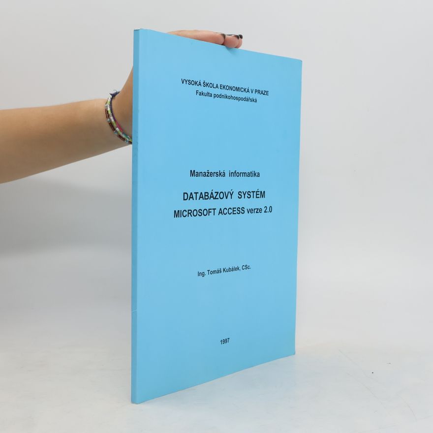 Tomáš Kubálek Manažerská informatika