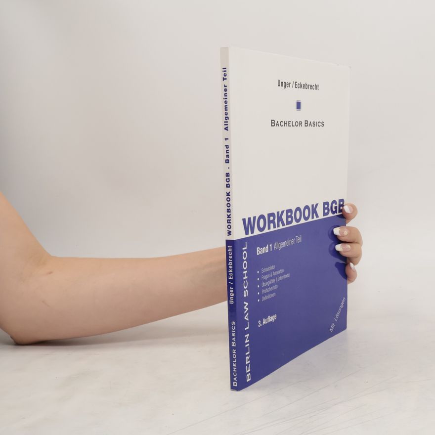 Werner Unger Workbook BGB Band I