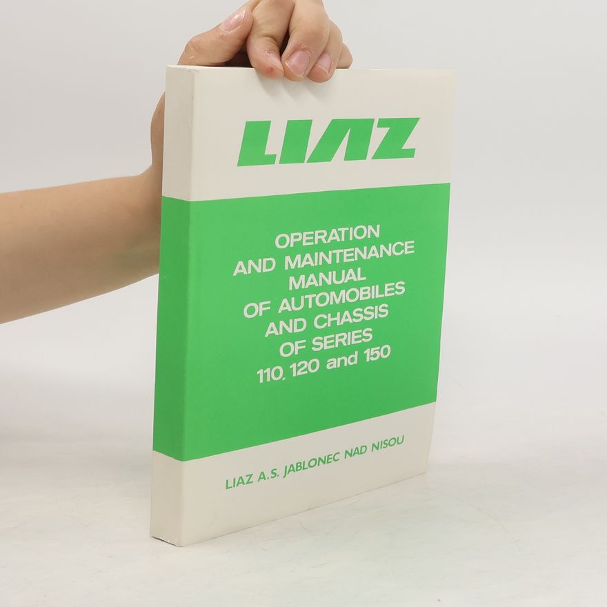Kolektiv autorů Operation and Maintenance Manual