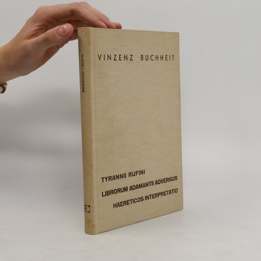 Vinzenz Buchheit Tyrannii Rufini