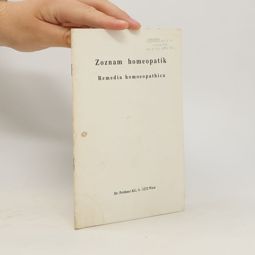AA.VV. Zoznam Homeopatík