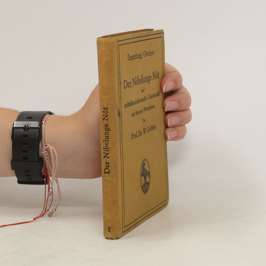 Wolfgang Golther Der Nibelunge Nôt in Auswahl und mittelhochdeutsche Grammatik mit kurzem Wörterbuch