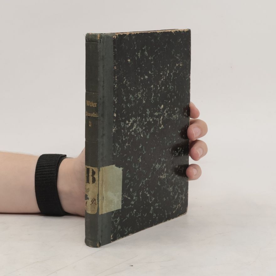 Various authors Demokritos oder hinterlassene Papiere eines lachenden Philosophen 3. Band