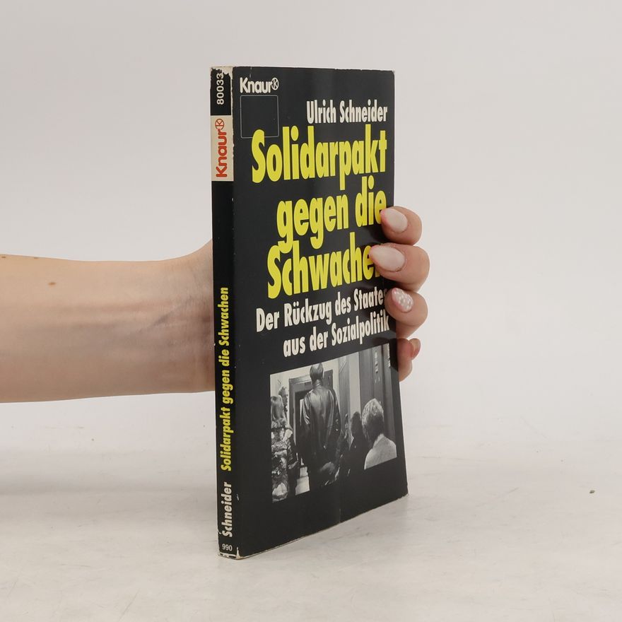 Ulrich Schneider Solidarpakt gegen die Schwachen