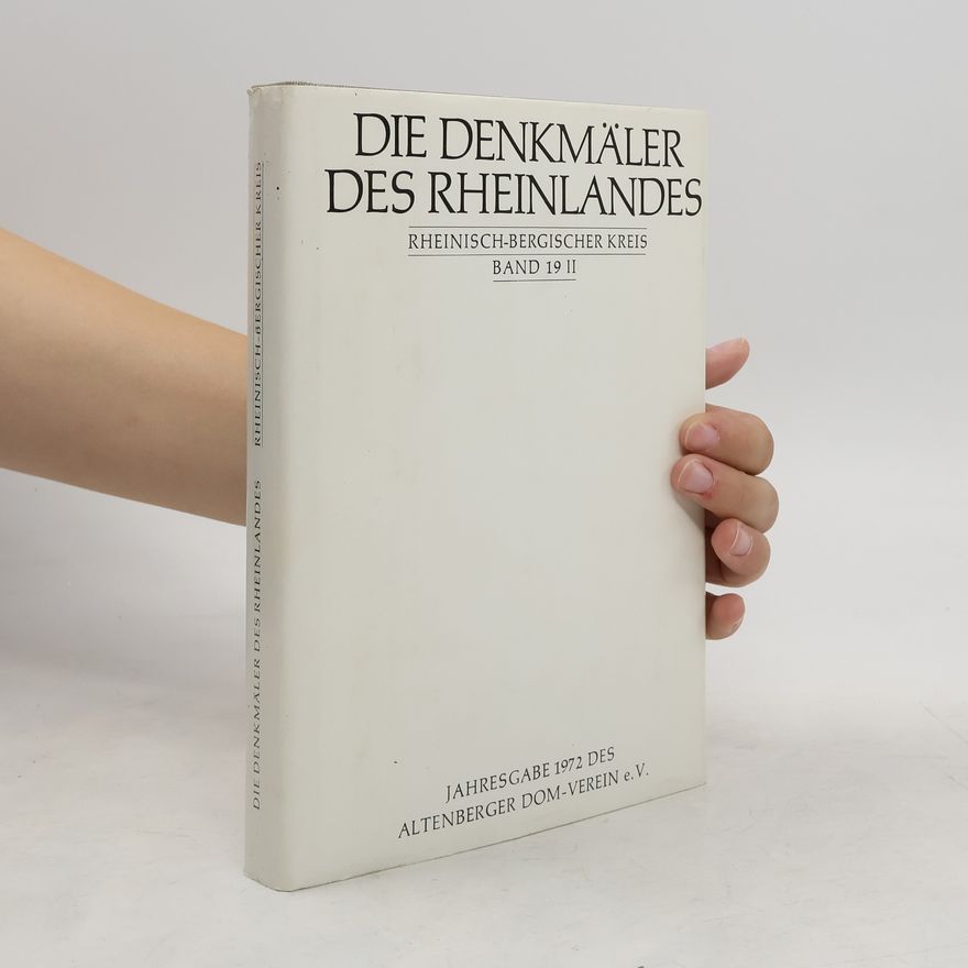 Gerda Panofsky Soergel Die Denkmäler des Rheinlandes