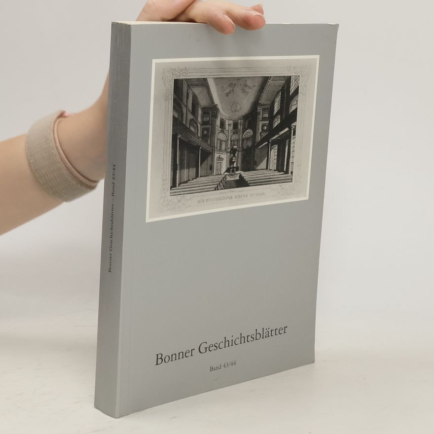 Autores varios Bonner Geschichtsblätter. Band 43/44