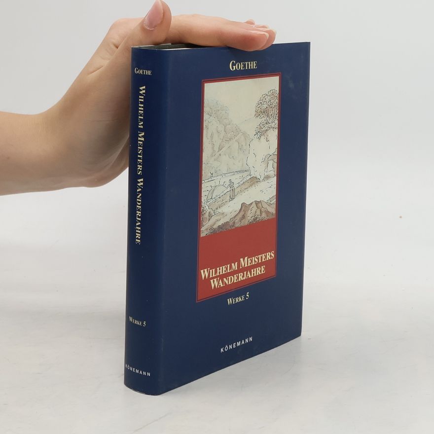 Johann Wolfgang von Goethe Wilhelm Meisters Wanderjahre oder die Entsagenden