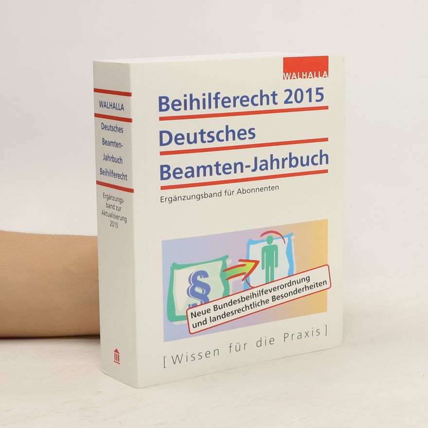 Gottfried Nitze Beihilferecht 2015 - Deutsches Beamten-Jahrbuch