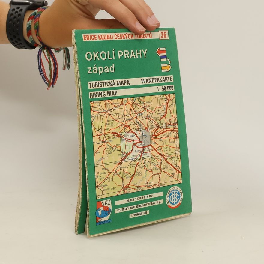 Kolektiv autorů Okolí Prahy-západ : Měř. 1: 50 000