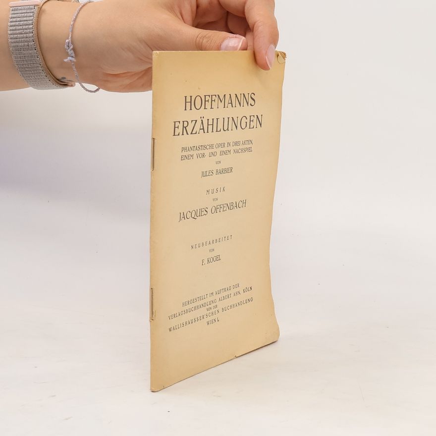 Jacques Offenbach Hoffmanns Erzählungen