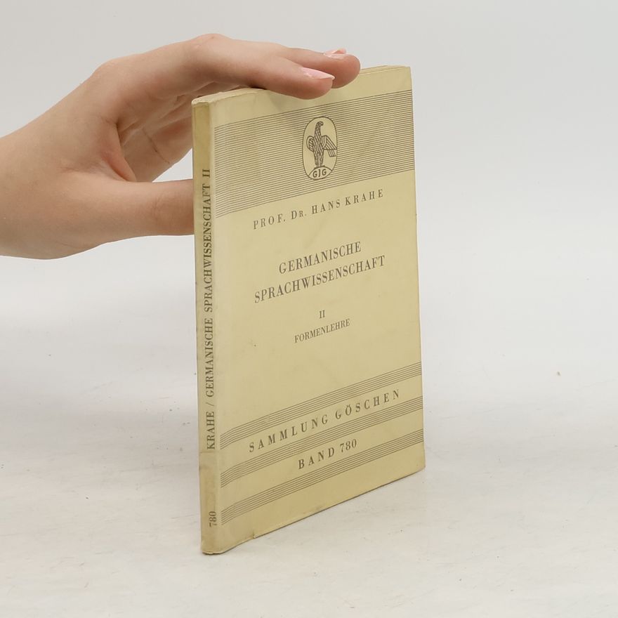 Hans Krahe Indogermanische Sprachwissenschaft II. Formenlehre