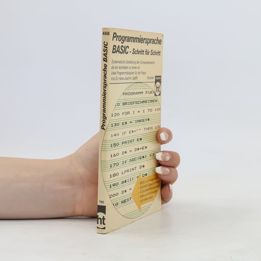 Hans Joachim Sacht Programmiersprache BASIC