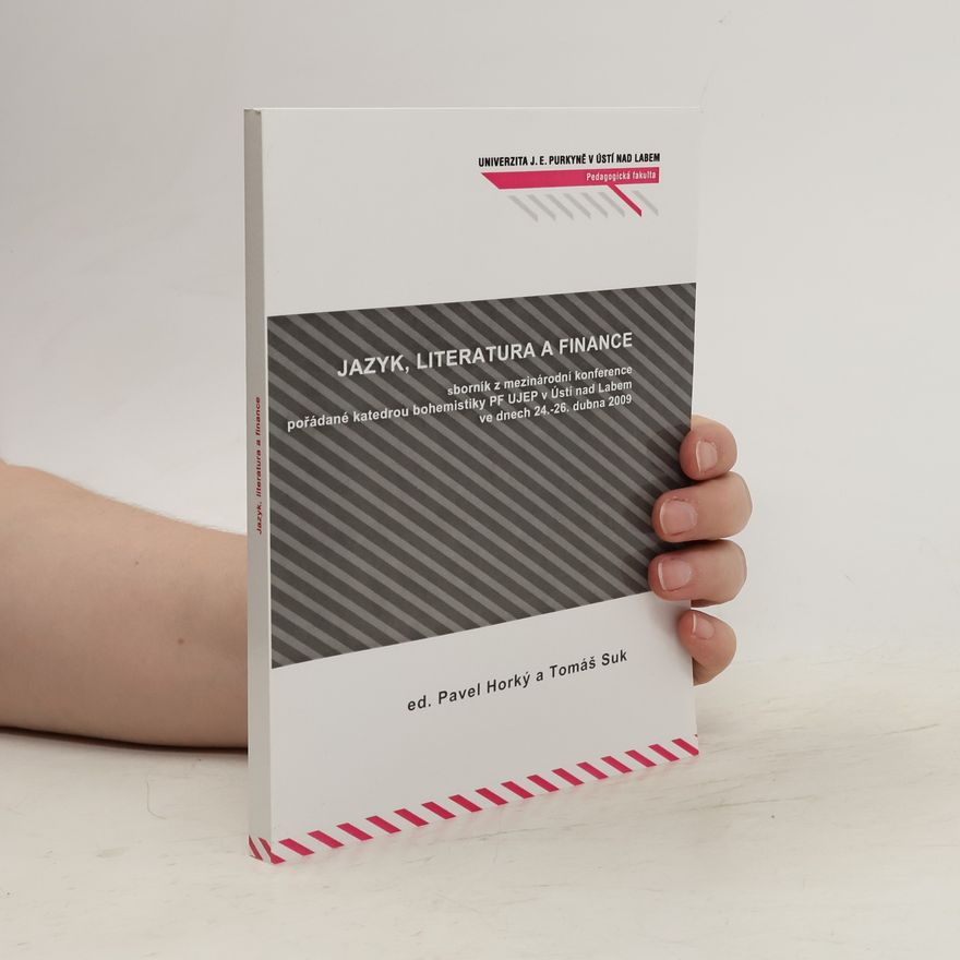 Tomáš Suk Jazyk, literatura a finance