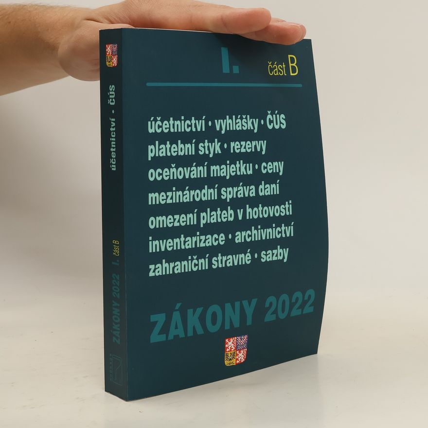 Kolektív autorov Zákony I-B/2022. Účetnictví