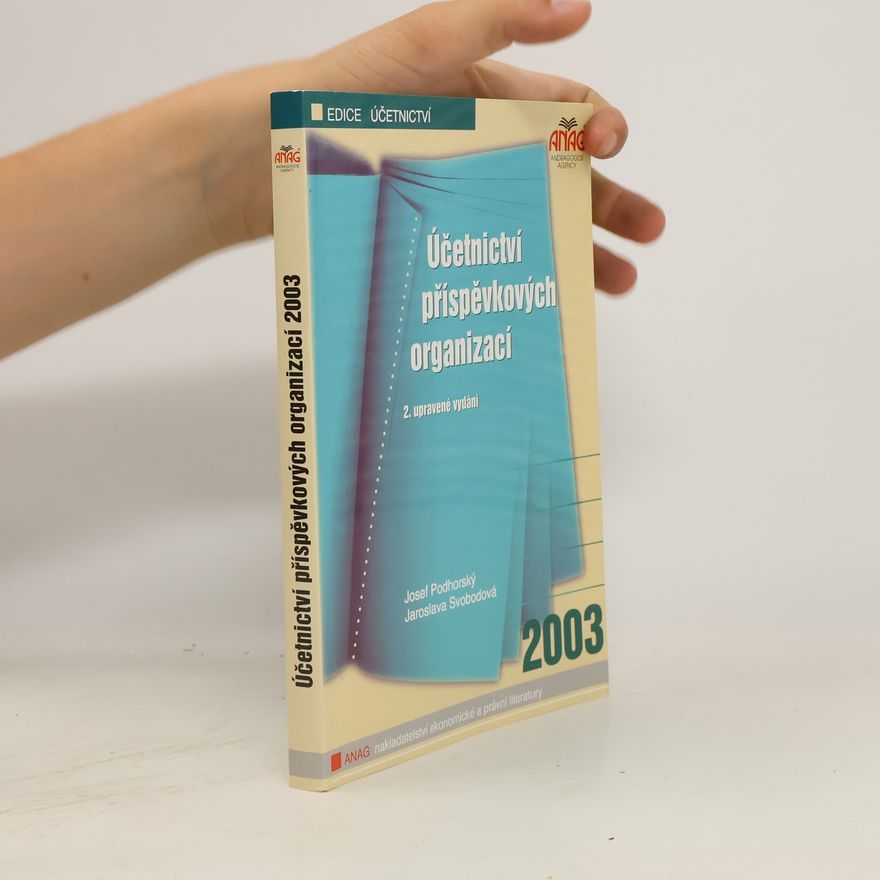 Jaroslava Svobodová Účetnictví příspěvkových organizací 2003
