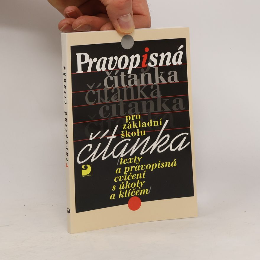 Miloslav Dlouhý Pravopisná čítanka pro základní školu