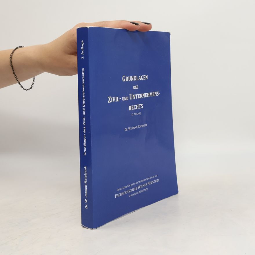 W. Jaksch Ratajczak Grundlagen des Zivil- und Unternehmensrechts