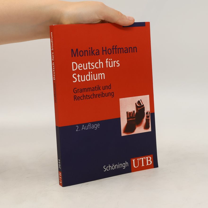 Monika Hoffmann Deutsch fürs Studium