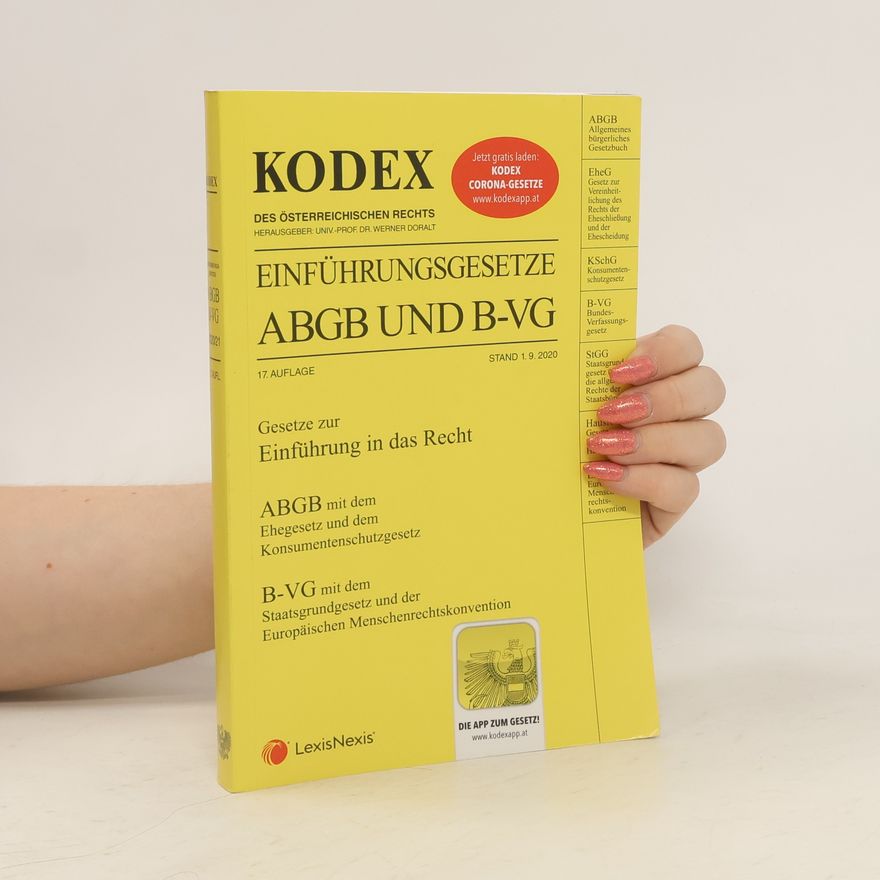 Autorenkollektiv KODEX. Einführungsgesetze ABGB und B-VG