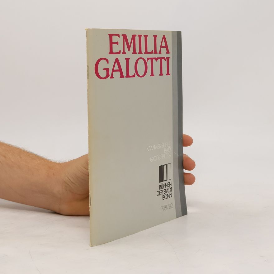 Various authors Emilia Galotti. Kammerspiele Bad Godesberg 1981/1982