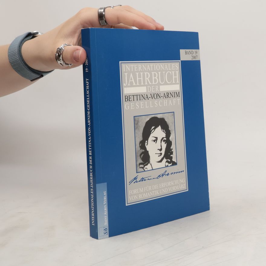 Jutta Weber-Bock Internationales Jahrbuch der Bettina-von-Arnim-Gesellschaft