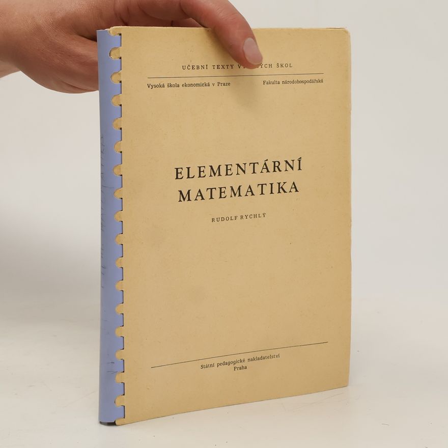 Rudolf Rychlý Elementární matematika