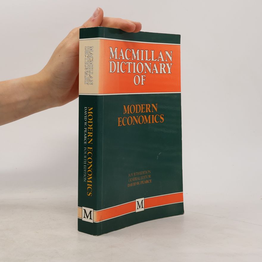 Various authors Dictionary Of Modern Economics