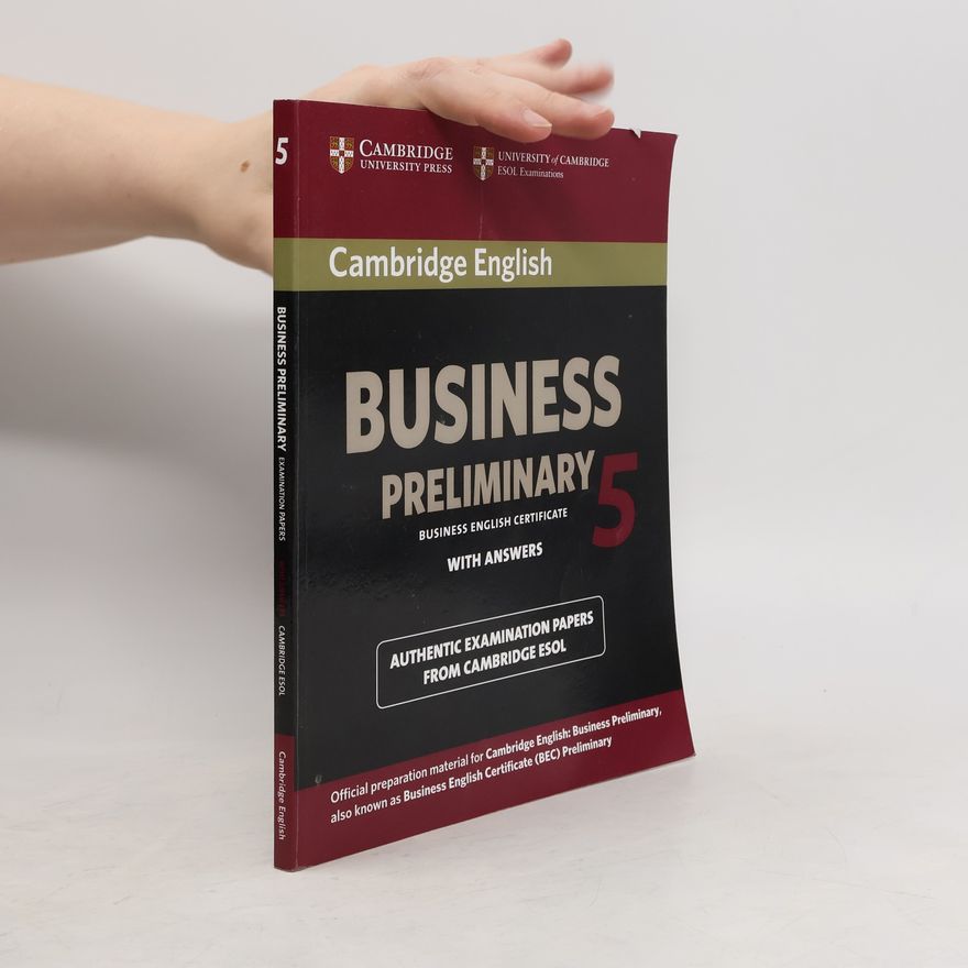 Cambridge ESOL Cambridge English Business 5 Preliminary Student's Book with Answers